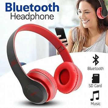 P47 Superior Wireless Bluetooth Stereo Foldable Headphones