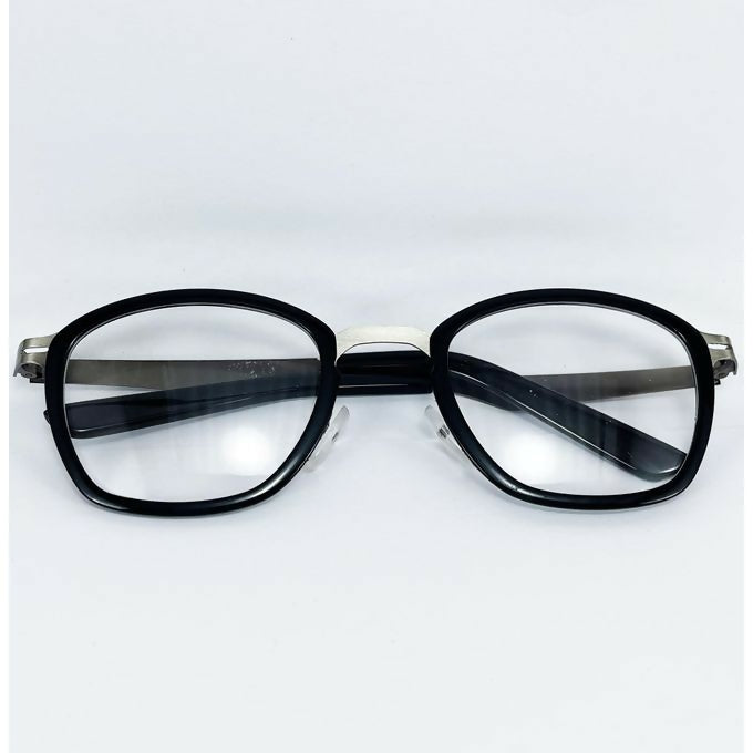 Fashion Black Cover Gold Stainless Steel Frame Eyeglasses