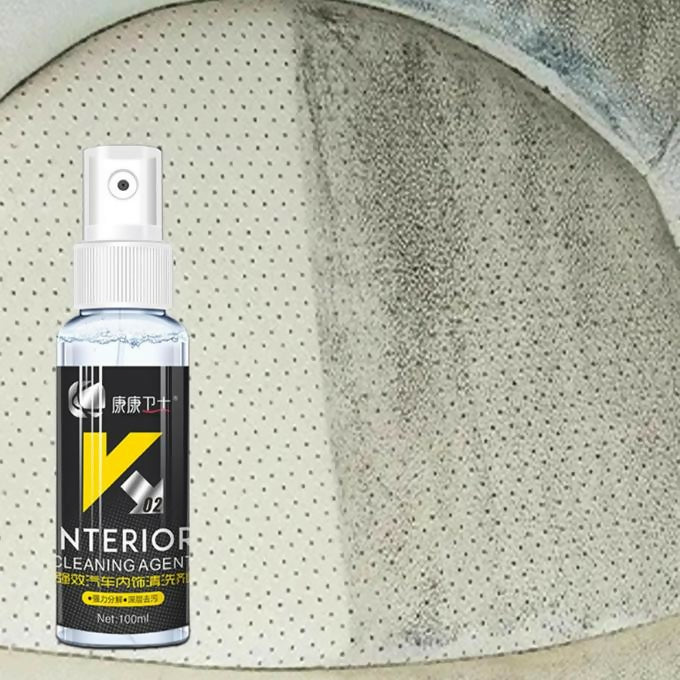 100ml Car Interior Cleaner Spray Seat Fabric Easy Deep Clean Formula Vehicle Stain Remover K02