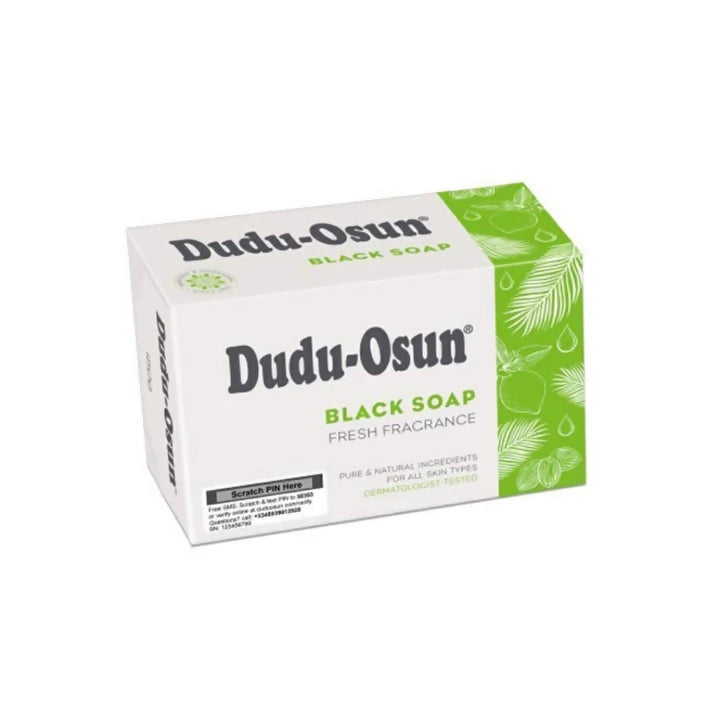 4 PCS Dudu-Osun African Black Soap Pure Natural