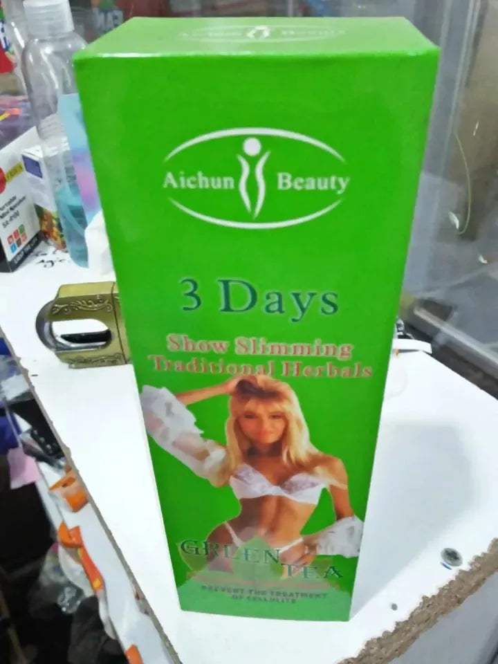 Aichun Beauty 3 Days Show slimming Traditional Herbals Green Tea slimming Cream