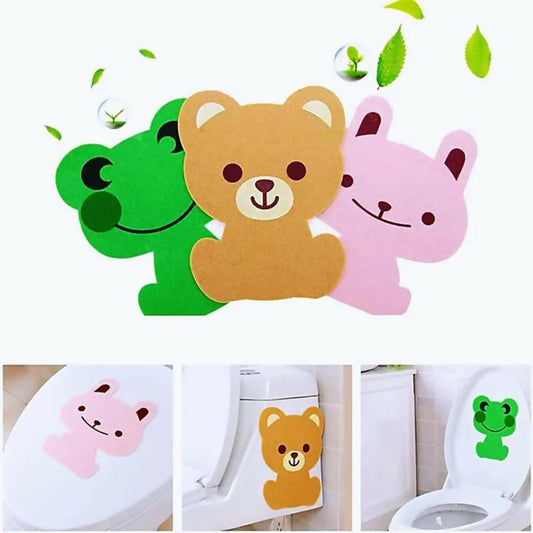 Scented Toilet Stickers for Decorating and Deodorizing the Toilet