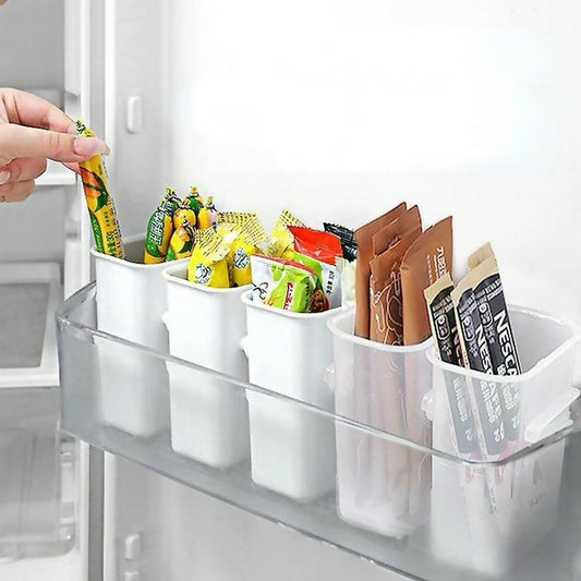 Fridge Organizer Food Fresh Storage Box Refrigerator Side Door Vegetable Fruit Spice Organizer Food Container Kitchen Storage