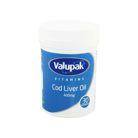 Valupak Cod Liver Oil 1000mg Capsules 30