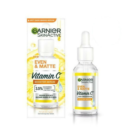 Garnier Even & Matte Vitamin C Booster Serum – (30ml)