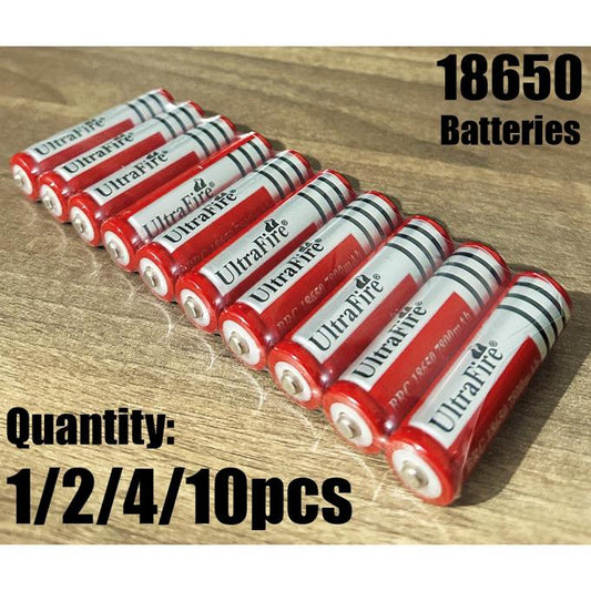 UltraFire 3.7V li-ion 18650 Rechargeable BRC Lithium Battery Batteries With Protection Board