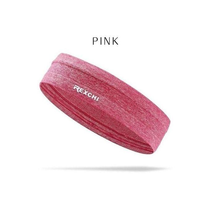 Rexchi Sweat Absorbent Breathable Fitness Sport Yoga Band, Elastic Sport Hair Bands for Yoga Running Sports