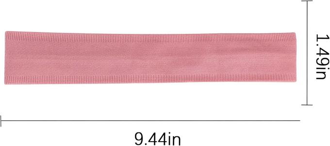 Rexchi Sweat Absorbent Breathable Fitness Sport Yoga Band, Elastic Sport Hair Bands for Yoga Running Sports