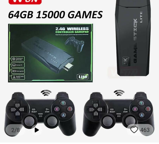 15,000 games console with wireless controller