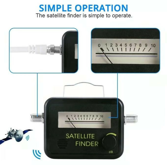 Satelite Signal Finder Meter for Signal Strength Dish