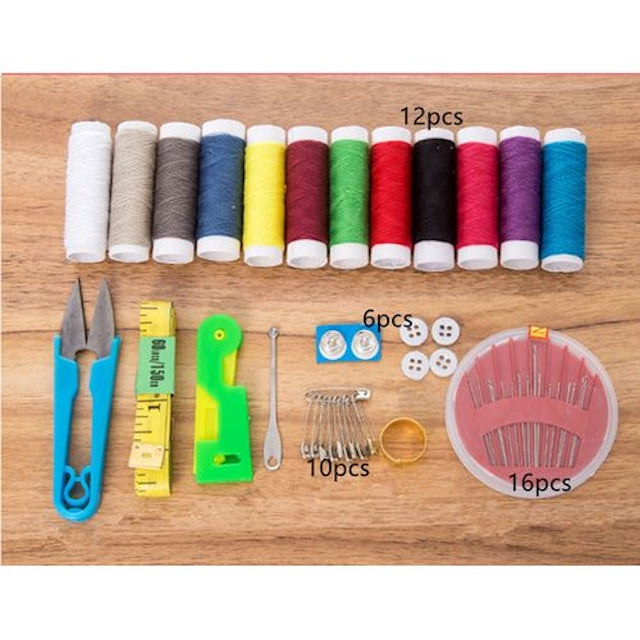 Sewing Kits Set, Double Layer Sewing Box, High Quality Sewing Set Kits, Sewing Needle Tools, DIY Handwork Accessories