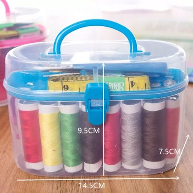 Sewing Kits Set, Double Layer Sewing Box, High Quality Sewing Set Kits, Sewing Needle Tools, DIY Handwork Accessories