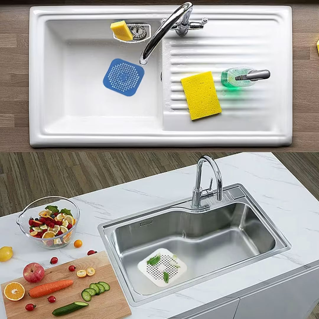 14x14cm Silicone Sink Strainer with Suction