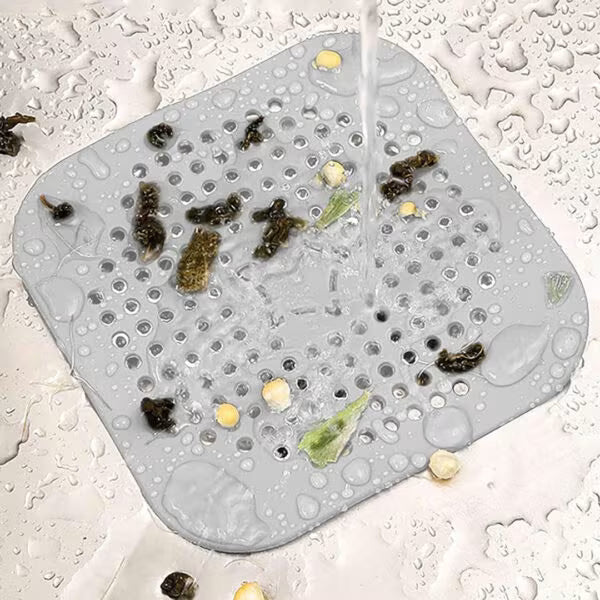 14x14cm Silicone Sink Strainer with Suction