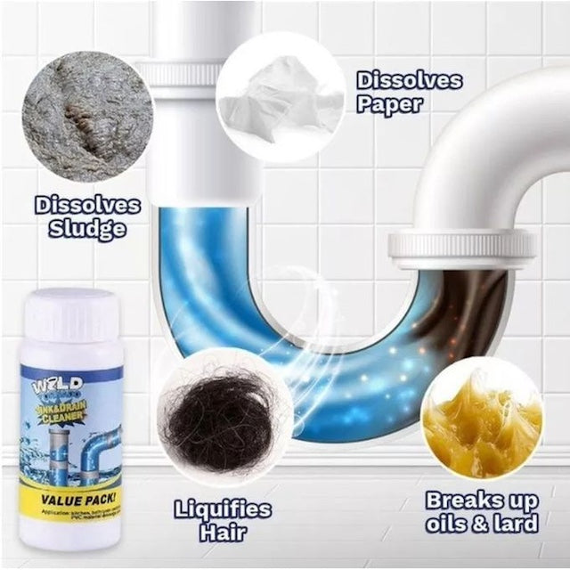 Sink Dredger Unblocker, Advanced Sink Dredger Unblocker, Effortlessly Removes Buildup and Clogs, Tackle Stubborn Clogs