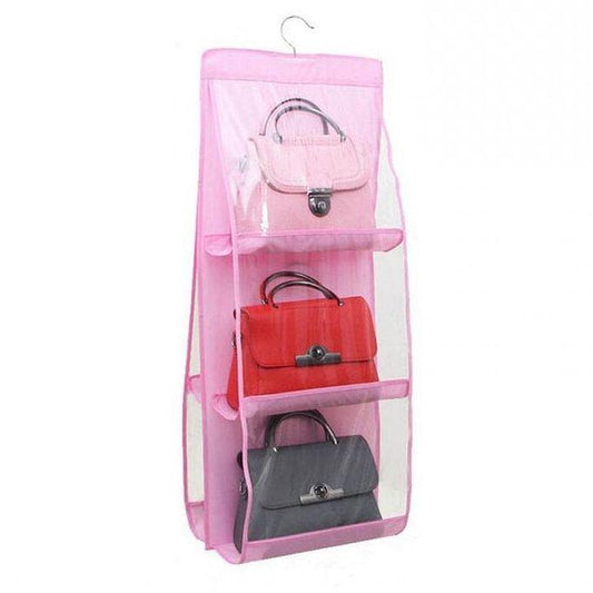 6 Layer Hanging Handbag Wardrobe Storage Organizer