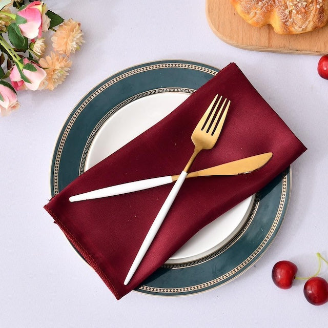 Soft Fabric Table Napkins, Table Decorative Dining Cloth Napkins, Washable Napkins Dinner Table Cloth Napkins - 6 Pcs