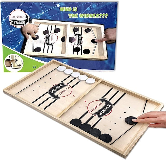 Slingshot Boardgame, Highly Interactive and Fun Game for Both Adults and Kids, Fast Sling Puck Game, Classic Battle Board Games