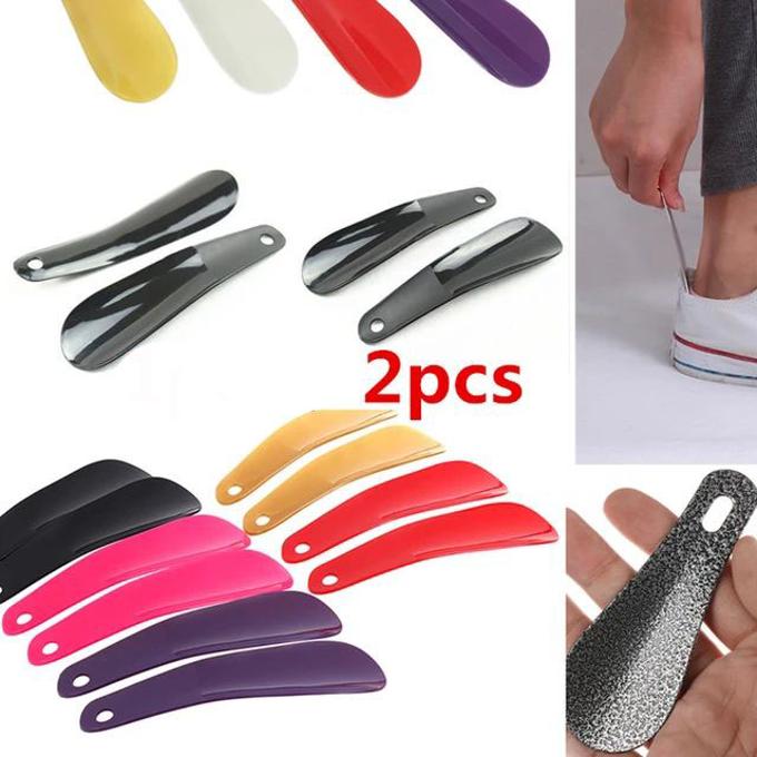 Portable Unisex Small Shoe Horn, Travel Shoehorn Spoon Tool, Shoe Lifter with Sturdy Slips