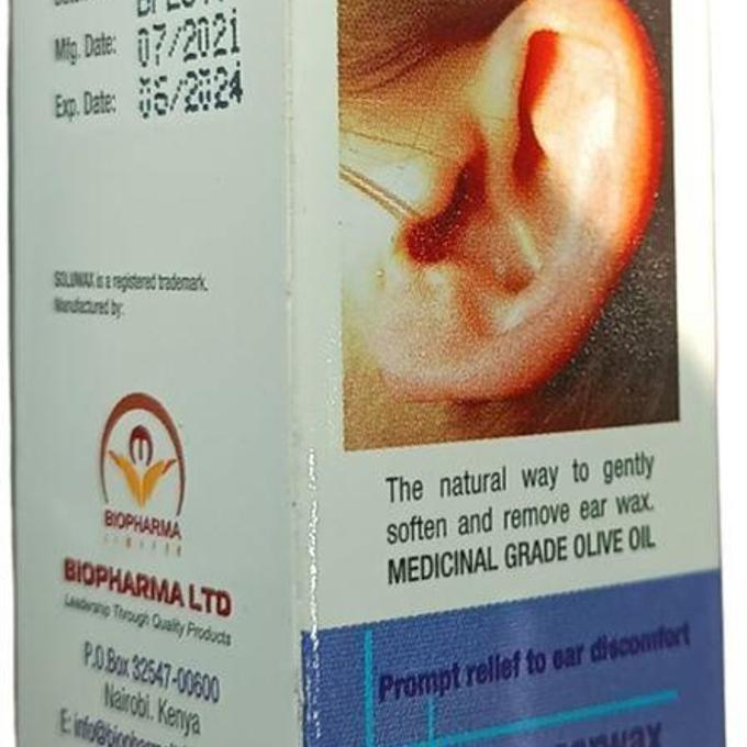 Soluwax Drop (Soften & Remove Ear Wax) For Child & Adult