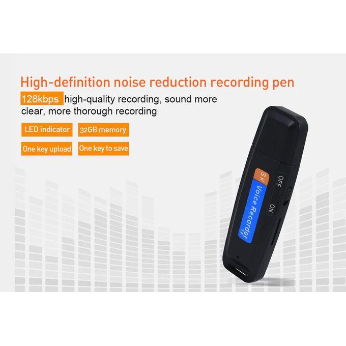 Spying Audio Digital Voice Recorder USB Disk Drive