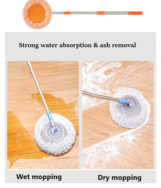 Sunflower Mop, 360° Rotatable Adjustable Cleaning Mop, New Extendable Wall Cleaning Mop, Mop Walls and Ceilings