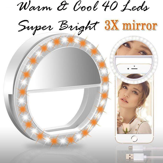 40 LEDs Super Bright Selfie Zoom Video Calls Cool/Warm Light