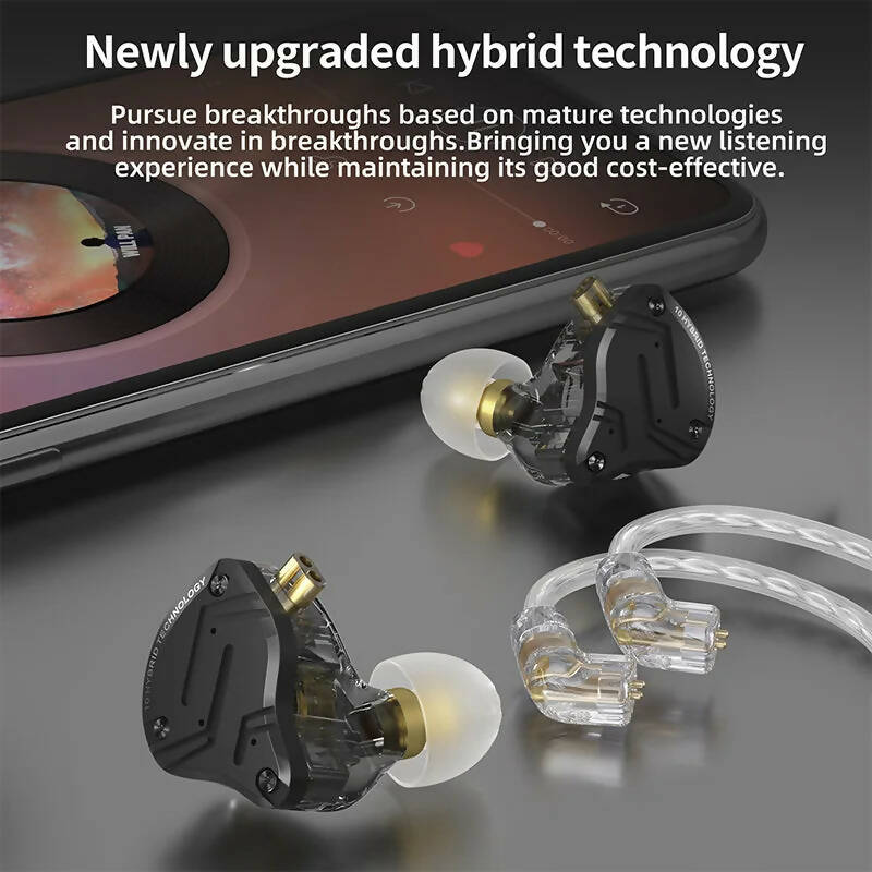 KZ ZS10 PRO X HIFI Bass Metal Hybrid In-ear Earphone Sport Noise Cancelling Headset Earbuds KZ ZSN PRO AS16 PRO AS12 ZSX ZEX