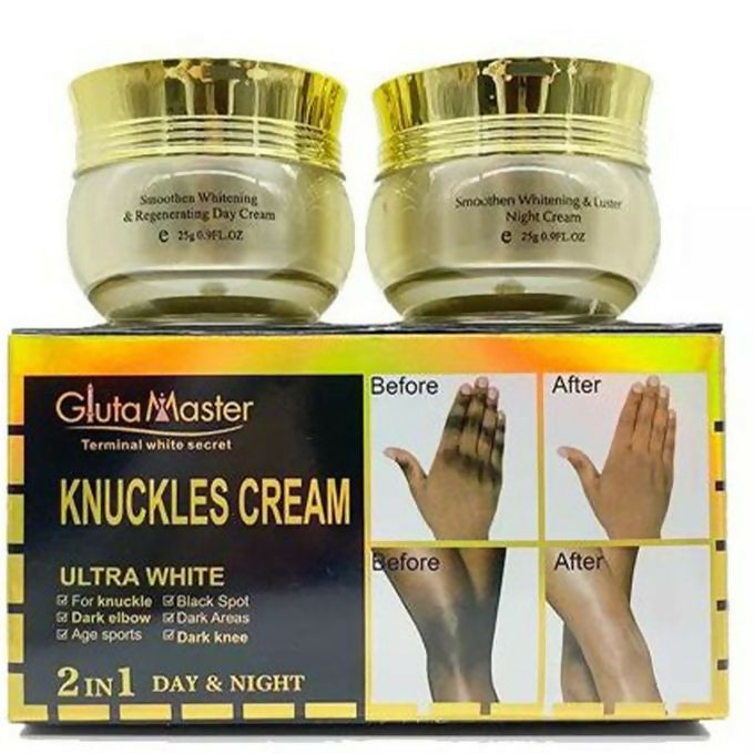 Gluta Master Knuckles Cream Ultra White 2in1 Day & Night