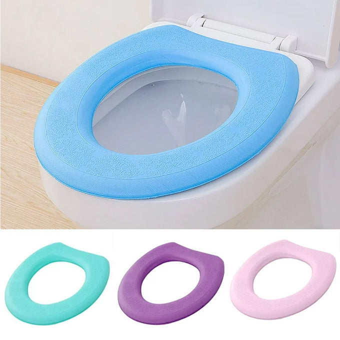 Sticker Adhesive Toilet Cushion Commode Liners Seat Padded Cushion Potty Cover