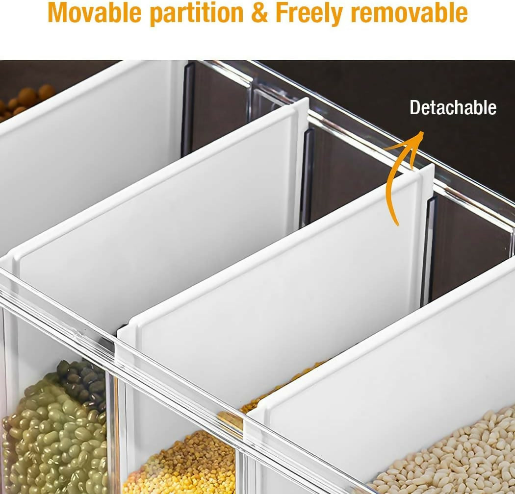 Partitioned Cereal/Rice Dispenser