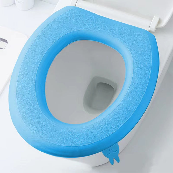 Sticker Adhesive Toilet Cushion Commode Liners Seat Padded Cushion Potty Cover