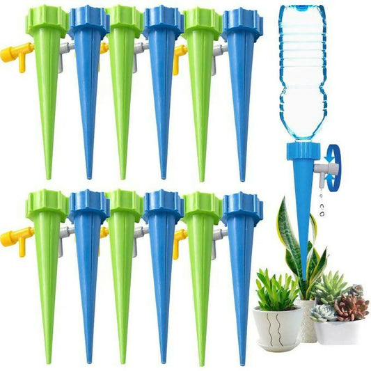 Continuous Plant Self Watering Devices Auto Drip Irrigation Spike With Slow Release Control Switch