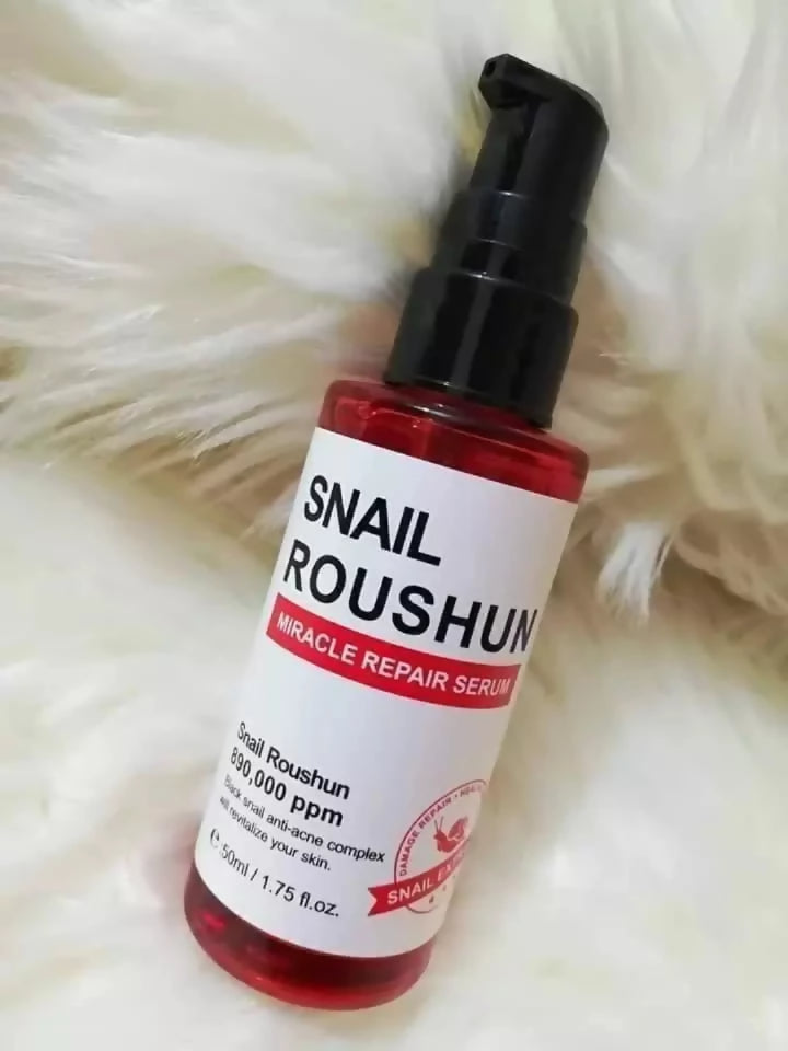 Roushun Miracle Repair Serum Black Snail Extract, Anti-acne