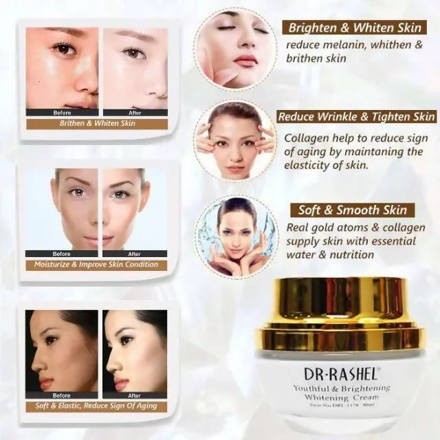 Dr. Rashel 24K Gold Collagen Whitening Cream 30ml