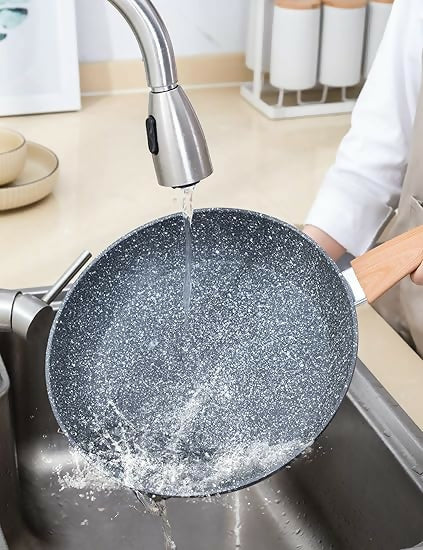 Marble Nonstick Frying Pan