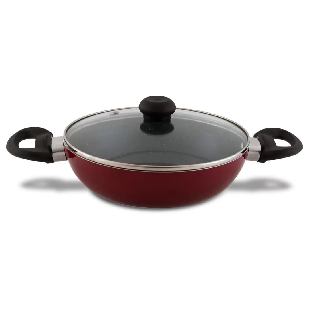 Nonstick Kadai Pan With Lid