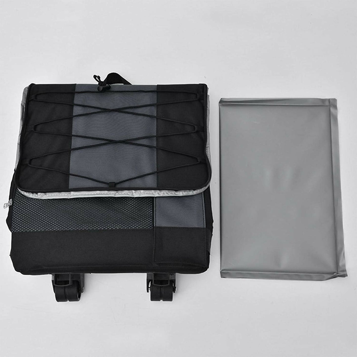 Insulated Compact cooling bag/camping cooler bag with roller wheels