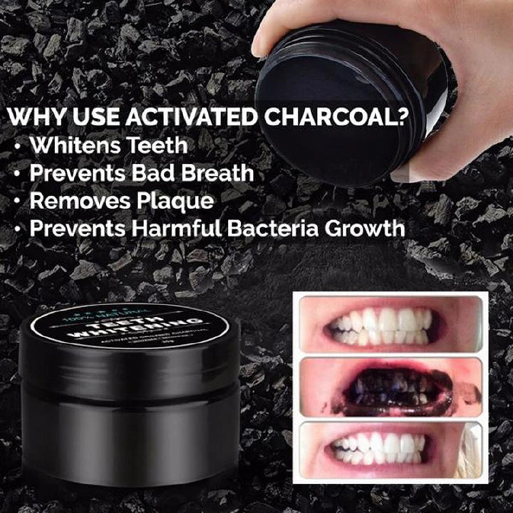 Charcoal Teeth Whitening Powder