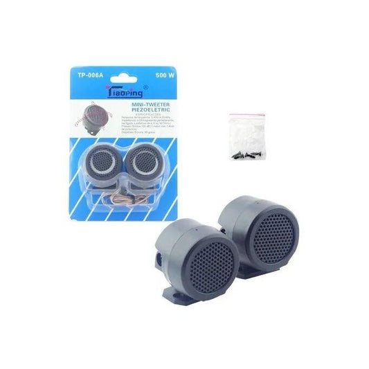 Tiaoping 2pcs Mini-Tweeters Piezoelectric Car 500W Dome, Tweeters Con Base 500w Calidad