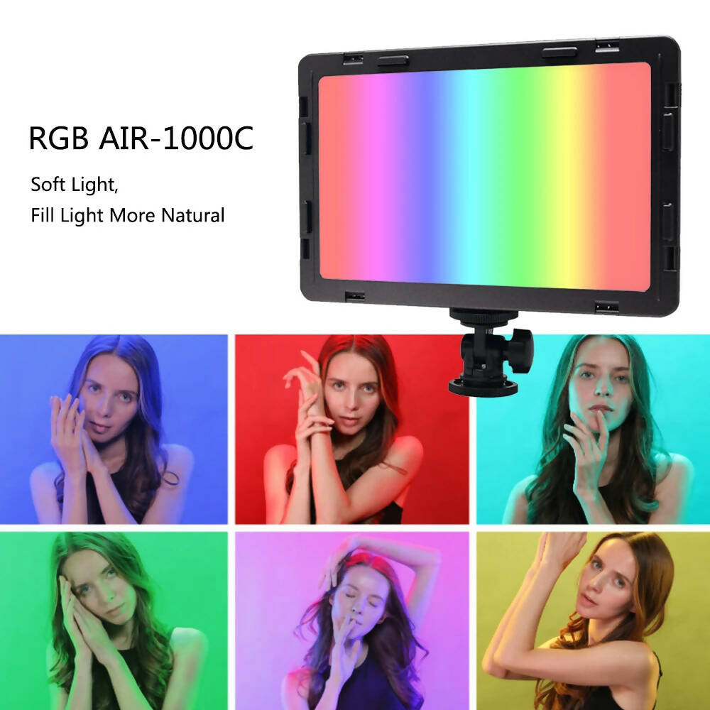 Mcoplus LED Photography Video Light Panel Lighting Photo Studio Lamp Kit RGB 360 Colors CRI95 For Shoot Live Streaming Youbube