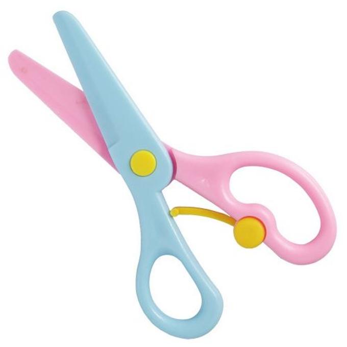 2 Pack Toddler Kids Plastic Safety Scissors For Children Craft