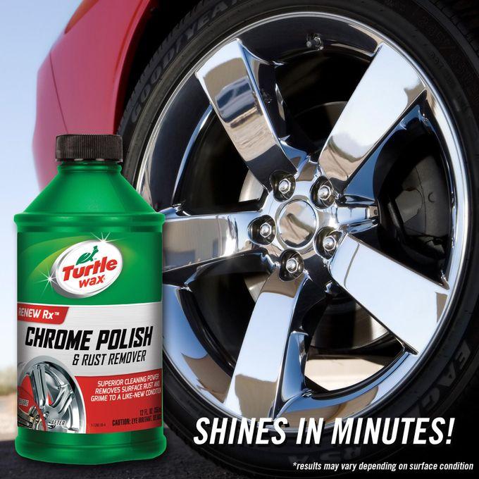 Turtle Wax Chrome Polish And Superior Rust Remover - Removes Surface Rust and Grime