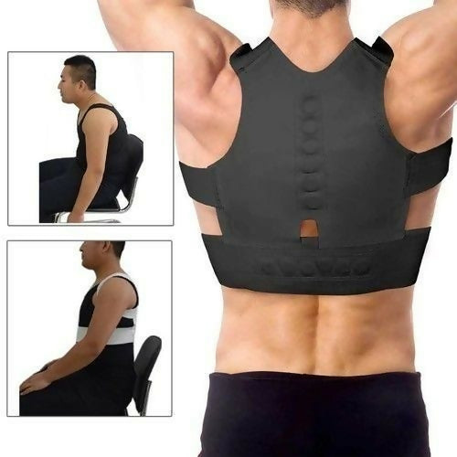 Posture Corrector Back Support Brace Vest Magnetic Corrector Postural Back Brace Belts Therapy