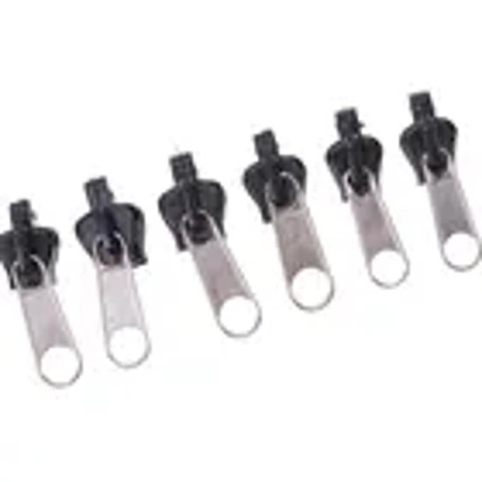 6 Pack Universal Zipper Repair Kit, Fixes any zipper in a Flash