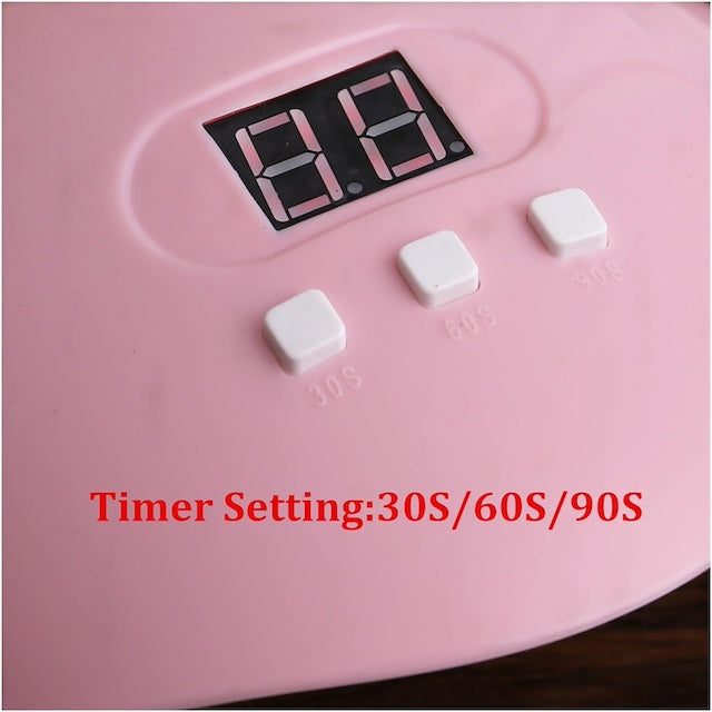 UV LED Nail Lamp / Nail Dryer Machine, Nail Lamp for Drying, Curing Nails, Portable Nail Lamp with UV Gel, Painting Gel