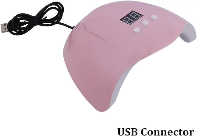 UV LED Nail Lamp / Nail Dryer Machine, Nail Lamp for Drying, Curing Nails, Portable Nail Lamp with UV Gel, Painting Gel