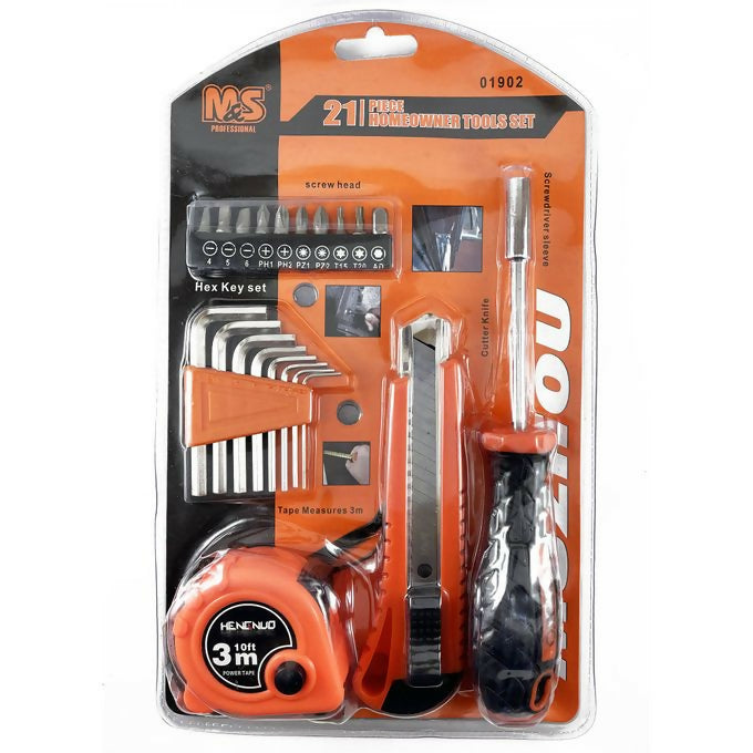 21pcs Professional General Hand Repair Tools Set Screwdrives