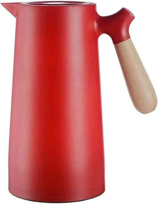 Vacuum Flask 1L With Wooden Handle