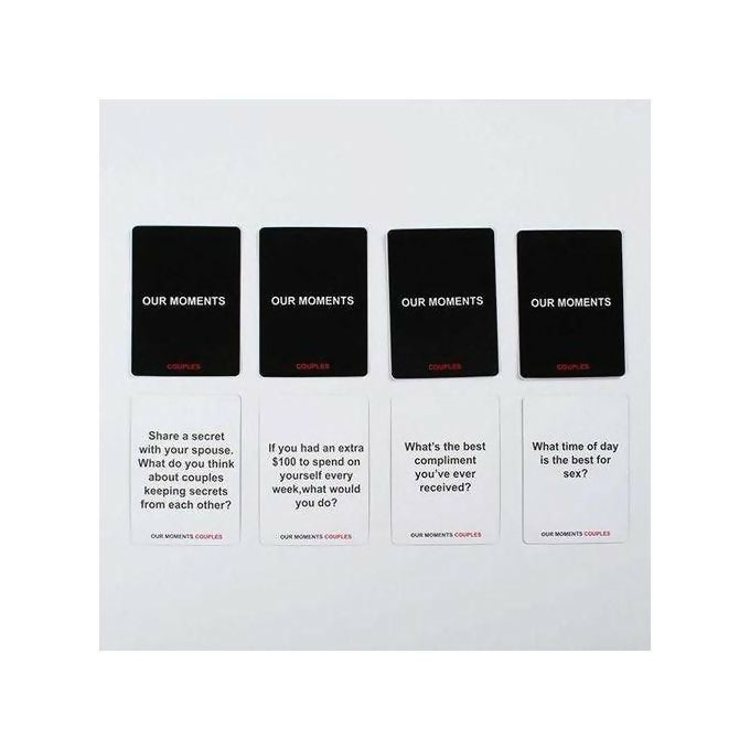 Our Moments Couples Card Game Conversation Starters For Great Relationships.